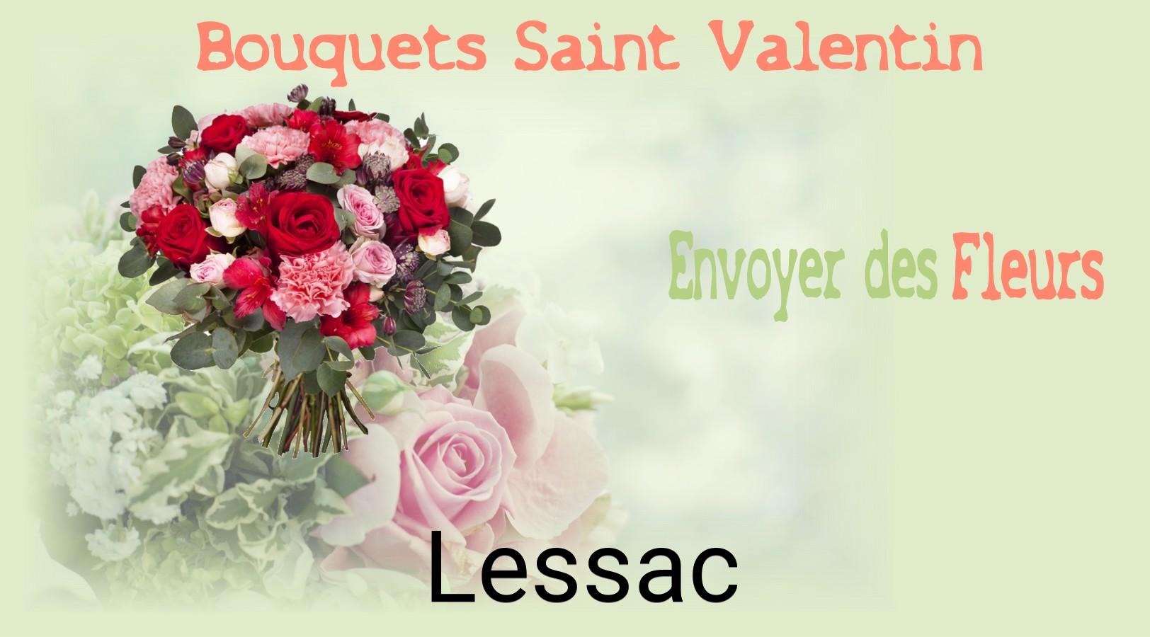 Roses de Saint-Valentin livrées à Lessac
